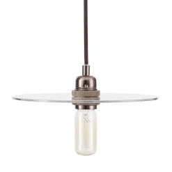 Frama Circle Shade M pendant, 25 cm, clear glass