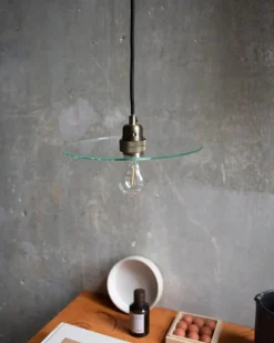 Frama Circle Shade M pendant, 25 cm, clear glass