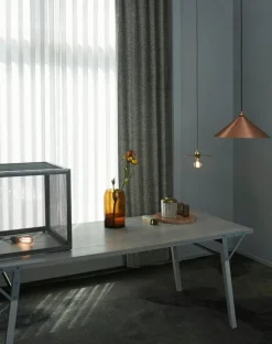 Frama Circle Shade S pendant, 15 cm, brass