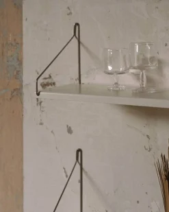 Frama D20 shelf, 40 cm, warm white steel