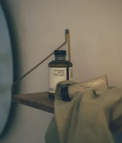 Frama D27 wall shelf, 40 cm, dark stained oak - black