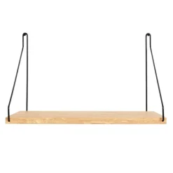 Frama D27 wall shelf, 40 cm, oak - black
