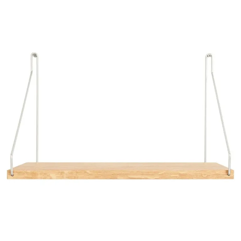 Frama D27 wall shelf, 40 cm, oak - steel