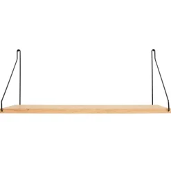 Frama D27 wall shelf, 60 cm, oak - black