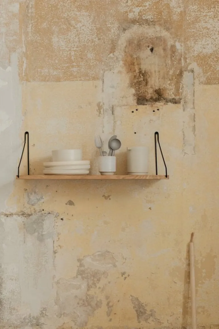 Frama D27 wall shelf, 60 cm, oak - black