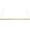 Frama D27 wall shelf, 60 cm, oak - brass
