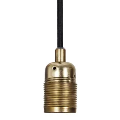 Frama E27 pendant, brass - black