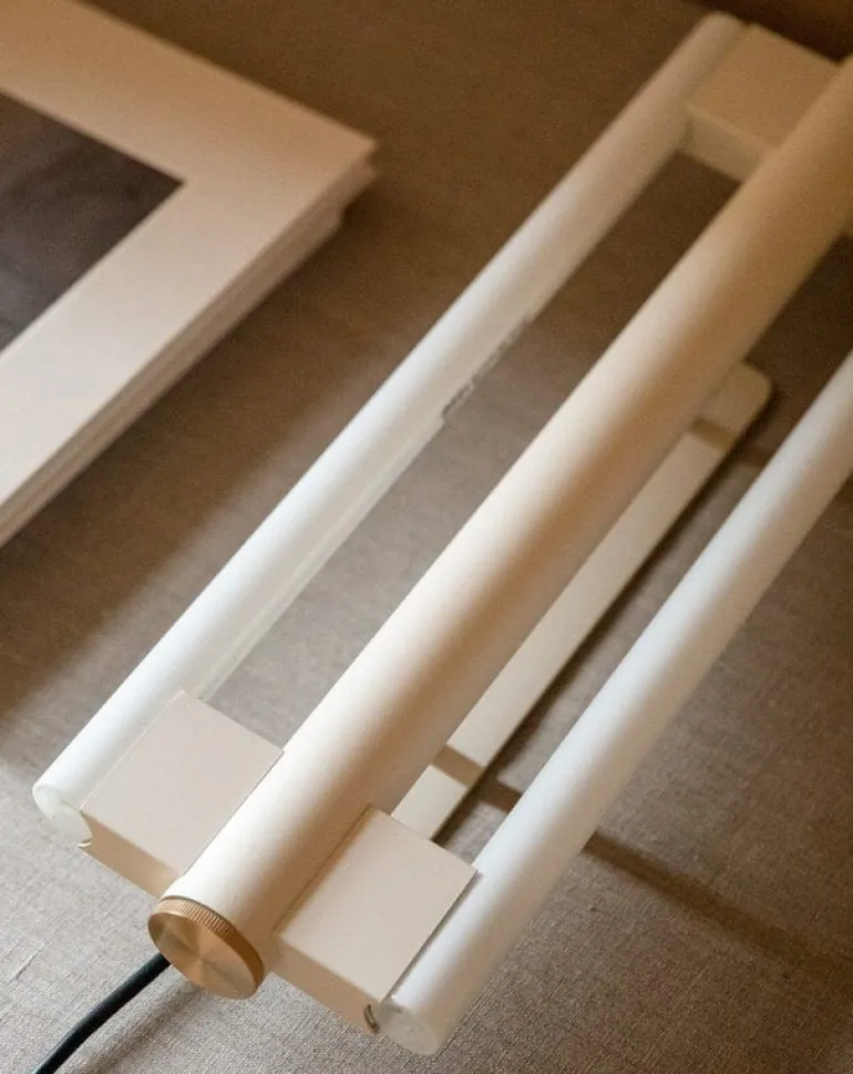 Frama Eiffel Double wall lamp, 50 cm, cream