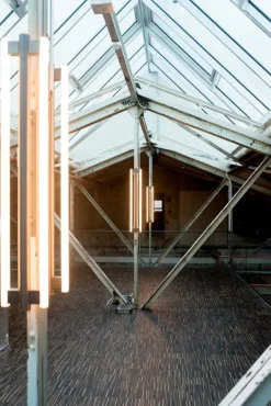 Frama Eiffel Double wall lamp, 100 cm, black