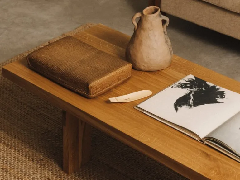 Frama Farmhouse coffee table, rectangle 105x52 cm, natural oak