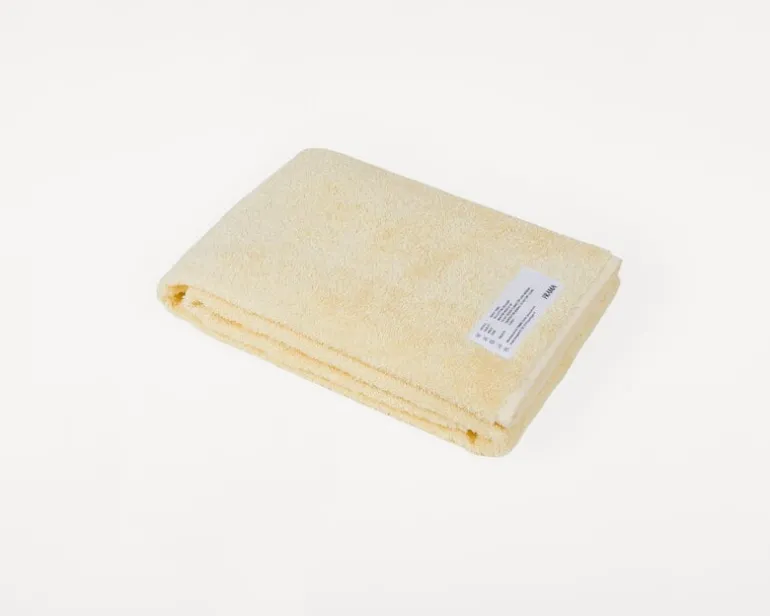 Frama Heavy Towel bath towel, pale yellow