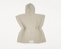 Frama Light Towel poncho, sage green