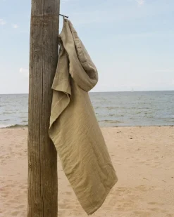 Frama Light Towel poncho, sage green