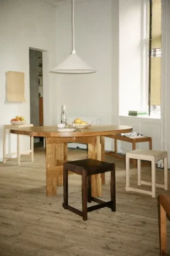 Frama Low Stool 01, natural wood