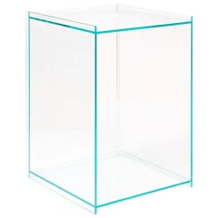 Frama Rivet Box table, clear glass