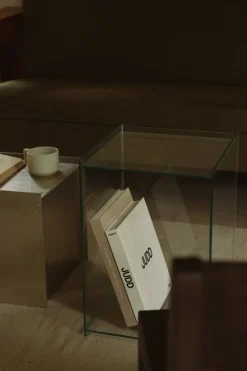 Frama Rivet Box table, clear glass