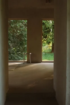 Frama Rivet Box table, clear glass