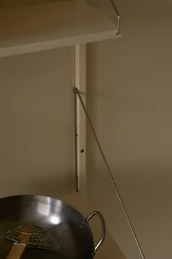 Frama Shelf Library H1852 wall shelf with desk, warm white