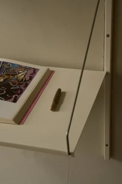 Frama Shelf Library H1852 wall shelf with desk, warm white