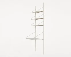 Frama Shelf Library H1852 wall shelf with desk, warm white