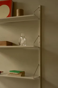 Frama Shelf Library H1852 wall shelf with desk, warm white