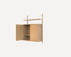 Frama Shelf Library H1148 wall shelf/cabinet, oiled oak