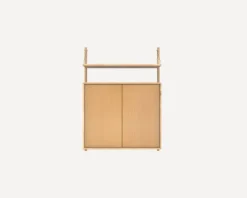 Frama Shelf Library H1148 wall shelf/cabinet, oiled oak