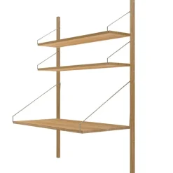 Frama Shelf Library H1148 wall shelf with desk, oiled oak