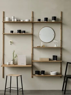 Frama Shelf Library H1148 wall shelf with desk, oiled oak