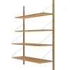 Frama Shelf Library wall shelf H1148, oiled oak