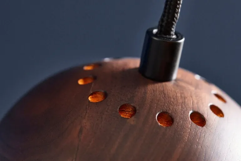 Frandsen Ball pendant, 12 cm, walnut