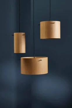 Frandsen FM1954 pendant, 16 cm, oak