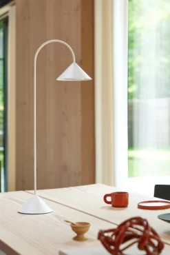 Frandsen Grasp Portable table lamp, 72 cm, matt white