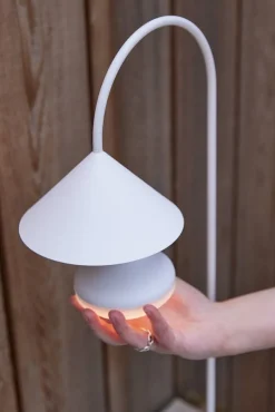 Frandsen Grasp Portable table lamp, 47 cm, matt white