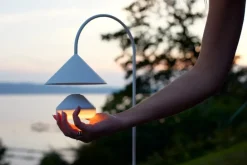 Frandsen Grasp Portable table lamp, 47 cm, matt white