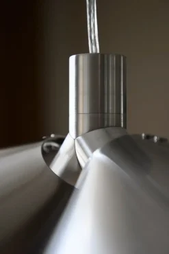 Frandsen Peel pendant, brushed stainless steel