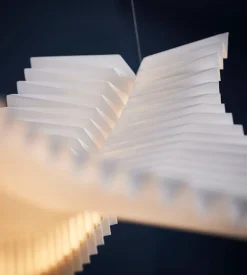 Frandsen Sora pendant, white - brass