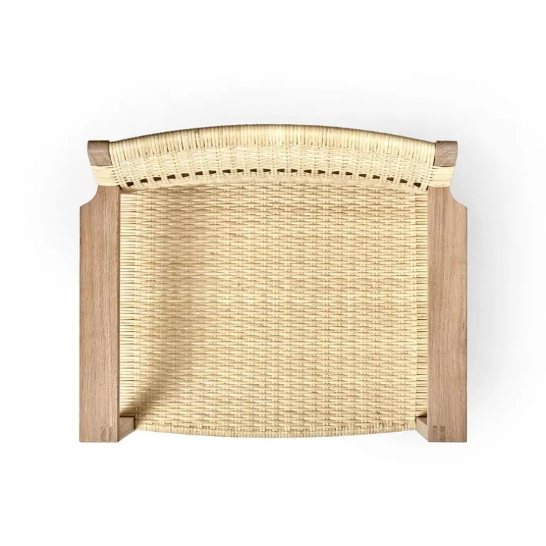 Fredericia BM62 armchair, cane wicker - oiled oak