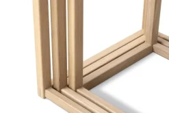 Fredericia BM375 nesting tables, light oiled oak