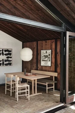 Fredericia C18 table, 180 x 90 cm, light oiled oak