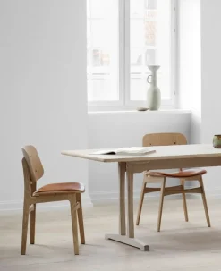 Fredericia C18 table, 220 x 90 cm, soaped oak