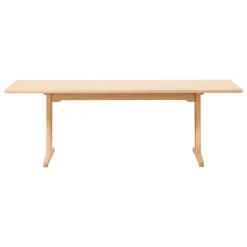 Fredericia C18 table, 220 x 90 cm, light oiled oak