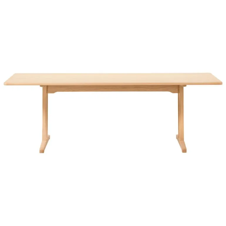 Fredericia C18 table, 220 x 90 cm, light oiled oak