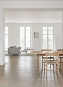 Fredericia C18 table, 220 x 90 cm, light oiled oak