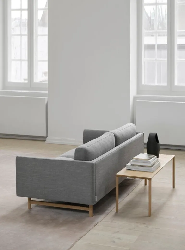 Fredericia Calmo sofa 95, 2-seater, lacquered oak - Sunniva 242