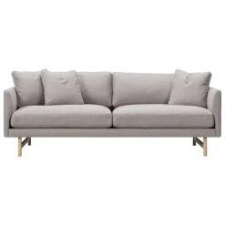 Fredericia Calmo sofa 95, 2-seater, lacquered oak - Sunniva 717