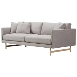 Fredericia Calmo sofa 95, 2-seater, lacquered oak - Sunniva 717