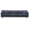 Fredericia Calmo sofa 80, 3-seater, lacquered oak - Sunniva 783