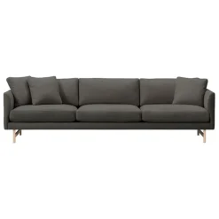 Fredericia Calmo sofa 80, 3-seater, lacquered oak - Sunniva 173