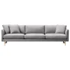 Fredericia Calmo sofa 80, 3-seater, lacquered oak - Sunniva 242